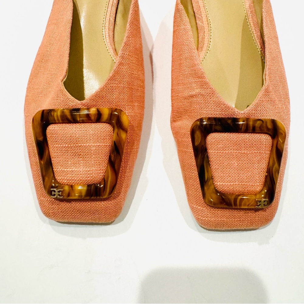 SAM EDELMAN NEW YORK Womens Coral Padded Lavina Square Toe Slip On Mules Sz 11 - Picture 13 of 13
